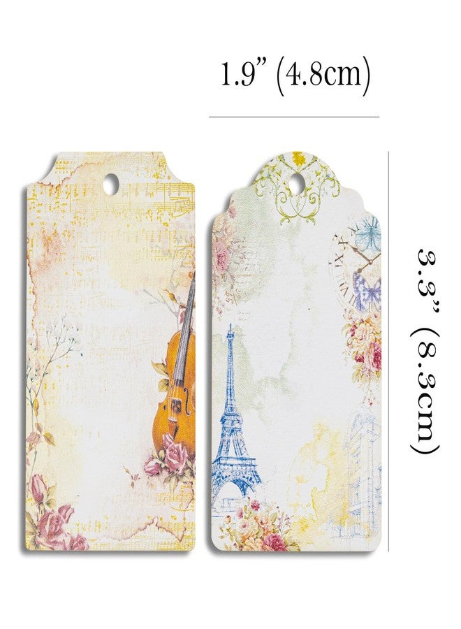 Summer-Ray.com Summer-Ray 48pcs in 4 Designs Elegant Vintage Floral Gift Tags for for All Occasions - Image 2